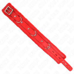 KINK COLLAR CON CORREA 65 CM CON RESTRICCIONES ROJO AJUSTABLE 36 42 CM X 55 CM