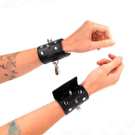 KINK MUaEQUERAS ESTILO PUNK CON PINCHOS 25 X 6 CM