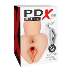 PDX PLUS PICK YOUR PLEASURE MASTURBADOR REALaSTICO XL NATURAL