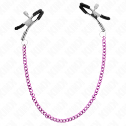 KINK PINZAS PARA PEZONES CON CADENA VIOLETA 30 CM