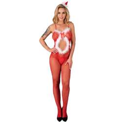 LIVCO CORSETTI FASHION MAGALI LC 17178 BODYSTOCKING CROTCHLESS NAVIDEaO TALLA aNICA