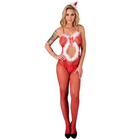 LIVCO CORSETTI FASHION MAGALI LC 17178 BODYSTOCKING CROTCHLESS NAVIDEaO TALLA aNICA