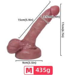 ARMONY DILDO REALISTICO SILICONA LIQUIDA 15 CM