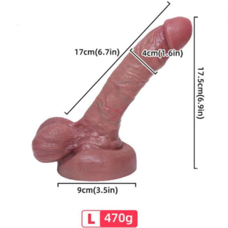 ARMONY DILDO REALISTICO SILICONA LIQUIDA 17 CM