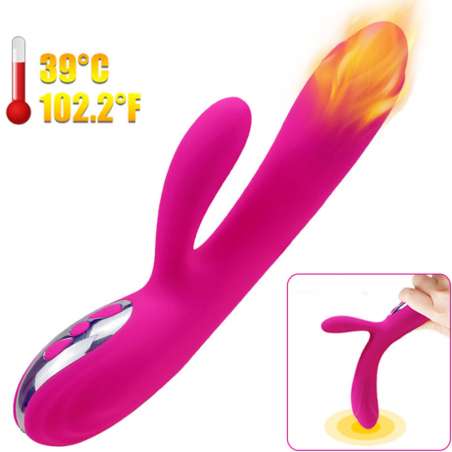 ARMONY VIBRADOR ESTIMULADOR FLEXIBLE EFECTO CALOR FUCSIA