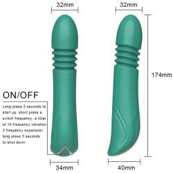 ARMONY VIBRADOR THRUSTING PUNTO G VERDE