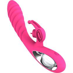 ARMONY VICKY VIBRADOR RABBIT CON LENGUA PULL RING FUCSIA