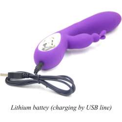 ARMONY BELLA VIBRADOR RABBIT PULL RING VIOLETA