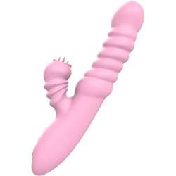 ARMONY VIBRADOR MULTIFUNCION CON LENGUA ESTIMULADORA EFECTO CALOR ROSA