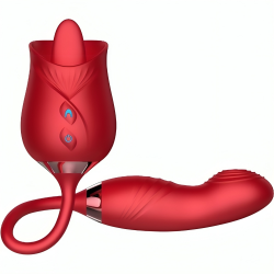 ARMONY DELIGHT FLOWER VIBRADOR BUMPING CON LENGUA ROJO