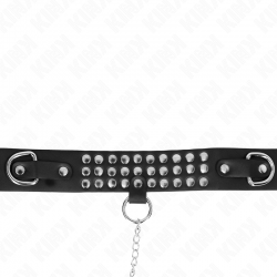 KINK COLLAR CON CORREA 65 CM CON BRILLOS AJUSTABLE 37 42 CM X 53 CM