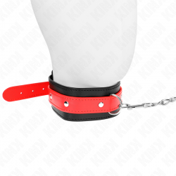 KINK COLLAR CON CORREA 65 CM ROJO AJUSTABLE 36 43 CM X 5 CM