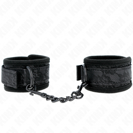 KINK MUaEQUERAS DE ENCAJE Y NEOPRENO AJUSTABLE NEGRO 20 29 CM X 5 CM