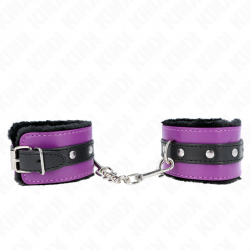 KINK MUaEQUERAS FORRADAS PREMIUM NEGRO CON CORREA VIOLETA NEGRO AJUSTABLE 17 29 CM X 6 CM