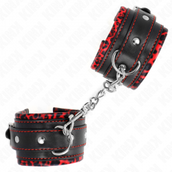 KINK MUaEQUERAS FORRADAS ROJO NEGRO AJUSTABLE 17 29 CM X 6 CM