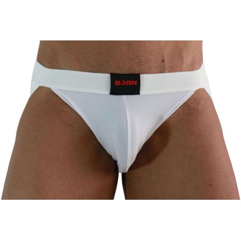 BURN 007 JOCK LYCRA BLANCO S