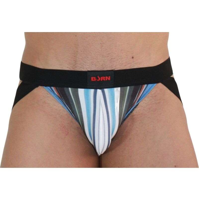 BURN 009 JOCK MULTICOLOR NEGRO S