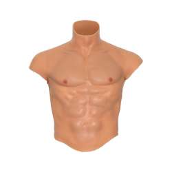 HIDDEN DESIRE ALTER EGO CAMISETA SILICONA TORSO MASCULINO CON ABDOMINALES NATURAL