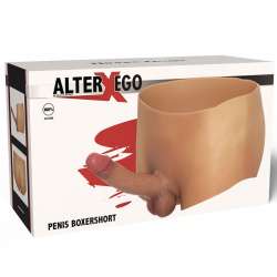 HIDDEN DESIRE ALTER EGO BaXER CON PENE 18 CM NATURAL TALLA L