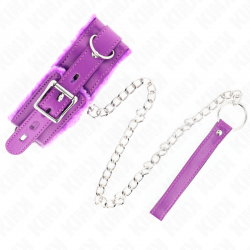 KINK COLLAR CON CORREA 65 CM CON RESTRICCIONES MORADO AJUSTABLE 36 42 CM X 55 CM