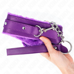 KINK COLLAR CON CORREA 65 CM CON RESTRICCIONES MORADO AJUSTABLE 36 42 CM X 55 CM