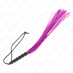 KINK MINI LaTIGO DE SILICONA CON AGARRE 6 BOLAS MORADO 26 CM