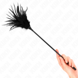 KINK PLUMAS MaLTIPLES PARA COSQUILLAS NEGRO 45 CM