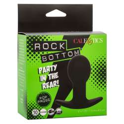 CALEXOTICS ROCK BOTTOM PLUG ANAL 10 VIBRACIONES SILICONA NEGRO