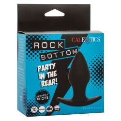 CALEXOTICS ROCK BOTTOM PERFECT PLUG ANAL 10 VIBRACIONES SILICONA NEGRO