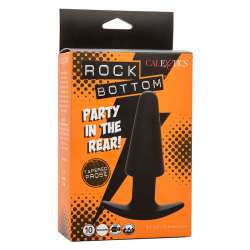 CALEXOTICS ROCK BOTTOM PLUG ANAL CaNICO 10 VIBRACIONES SILICONA NEGRO