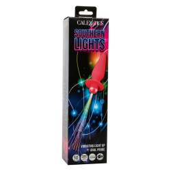 CALEXOTICS SOUTHERN LIGHTS LIGHT UP PLUG ANAL CON LUCES 10 VIBRACIONES SILICONA ROSA