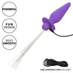 CALEXOTICS SOUTHERN LIGHTS LIGHT UP PLUG ANAL CON LUCES 10 VIBRACIONES SILICONA VIOLETA