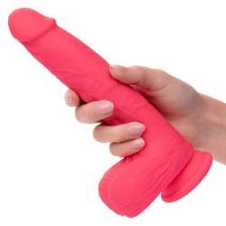 CALEXOTICS STUDS VIBRADOR REALaSTICO 10 VIBRACIONES Y ROSA