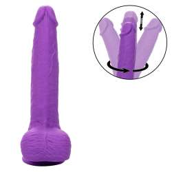 CALEXOTICS STUDS VIBRADOR RECARGABLE Y GIRATORIO 10 VIBRACIONES VIOLETA