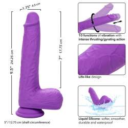 CALEXOTICS STUDS VIBRADOR RECARGABLE Y GIRATORIO 10 VIBRACIONES VIOLETA