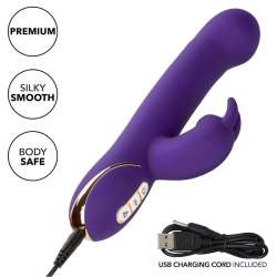 CALEXOTICS JACK VIBRADOR RABBIT Y ESTIMULADOR 7 NIVELES DE VIBRACIaN Y SUCCIaN AZUL