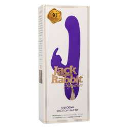 CALEXOTICS JACK VIBRADOR RABBIT Y ESTIMULADOR 7 NIVELES DE VIBRACIaN Y SUCCIaN AZUL