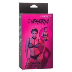 CALEXOTICS EUPHORIA COLLAR HALTER Y CORREA CON CADENA