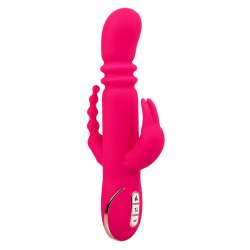 CALEXOTICS JACK FANTASY TRIPLE VIBRADOR CALENTABLE RABBIT ROSA