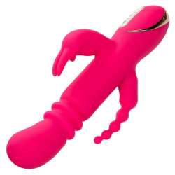 CALEXOTICS JACK FANTASY TRIPLE VIBRADOR CALENTABLE RABBIT ROSA