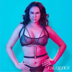 CALEXOTICS EUPHORIA ARNaS ESTILO CABESTRO CON MaLTIPLES CADENAS PREMIUM TALLA PLUS