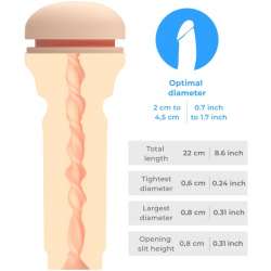 KIIROO FEEL STROKER MASTURBADOR TRASERO EXTRA APRETADO NATURAL