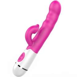 ARMONY AMIR VIBRADOR MULTIFUNCION CON LENGUA ESTIMULADORA 16 VELOCIDADES ROSA