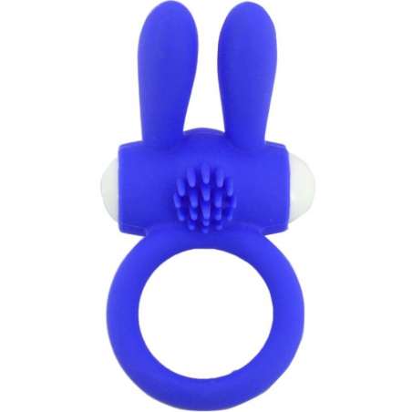 ARMONY MR BUNNY ANILLO VIBRADOR SILICONA AZUL