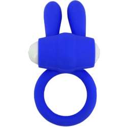 ARMONY MR BUNNY ANILLO VIBRADOR SILICONA AZUL