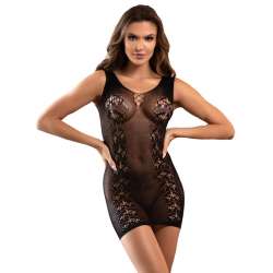 SUBBLIME 952167 BODYSTOCKING DE REJILLA CORTO ELSTICO NEGRO TALLA aNICA