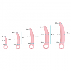 INTIMICHIC SET 5 PIEZAS DILATADOR SILICONA