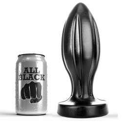 ALL BLACK ANAL PLUG 21CM