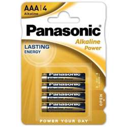 PANASONIC BRONZE PILA ALCALINA AAA LR03 BLISTER4