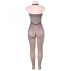 QUEEN LINGERING BODYSTOCKING CUELLO HALTER Y ESPALDA ABIERTA S L